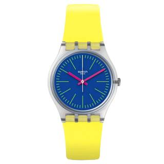 ΡΟΛΟΙ SWATCH   GE255 SWATCH Vibe Accecante Yellow Silicone Strap