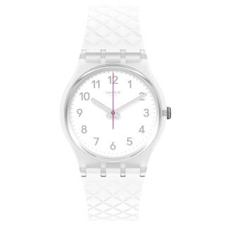 ΡΟΛΟΙ SWATCH GE286 SWATCH Whitenel White Silicone Strap