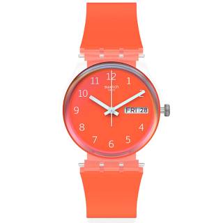 ΡΟΛΟΙ SWATCH GE722 SWATCH Gent Red Away Red Silicone Strap