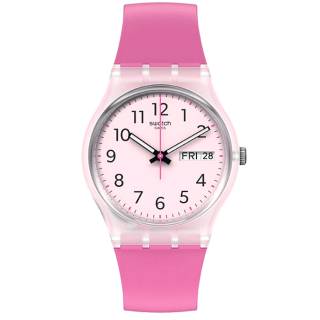 ΡΟΛΟΙ SWATCH GE724 SWATCH Gents Rinse Repeat Fuchsia Plastic Strap