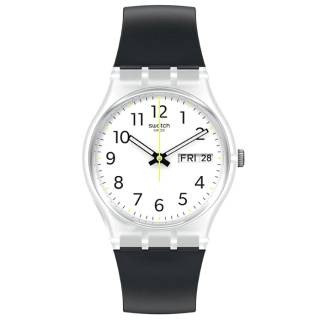 ΡΟΛΟΙ SWATCH GE726 SWATCH Gents Rinse Repeat Black Plastic Strap