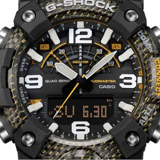 ΡΟΛΟΙ CASIO  GG-B100Y-1AER G-SHOCK Master of G-Land Mudmaster Smartwatch Chronograph Black Rubber Strap