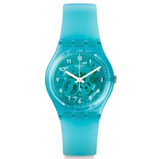 ΡΟΛΟΙ SWATCH GL123 SWATCH Mint Flavour Blue Rubber Strap