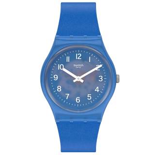 ΡΟΛΟΙ SWATCH GL124 SWATCH Gents Blurry Blue Plastic Strap