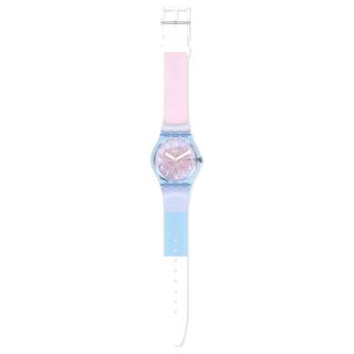 ΡΟΛΟΙ SWATCH GL126 SWATCH Gents Pinkzure Multicolor Plastic Strap