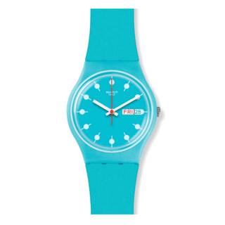 ΡΟΛΟΙ SWATCH  GL700  SWATCH Venice Beach Blue Silicone Strap