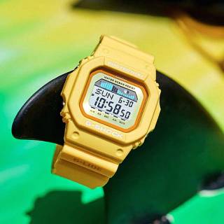 ΡΟΛΟΙ CASIO  GLX-5600RT-9ER CASIO G-SHOCK Chronograph Yellow Rubber Strap