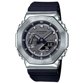 ΡΟΛΟΙ CASIO  GM-2100-1AER CASIO G-SHOCK Chronograph Black Rubber Strap