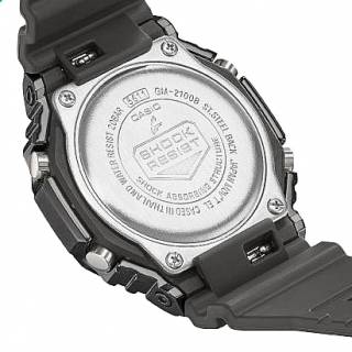 ΡΟΛΟΙ CASIO GM-2100B-4AER G-SHOCK Chronograph Black Rubber Strap