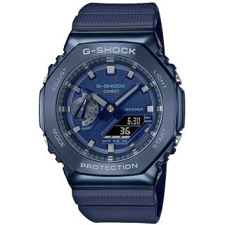 ΡΟΛΟΙ CASIO  GM-2100N-2AER CASIO G-SHOCK Chronograph Blue Rubber Strap