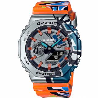 ΡΟΛΟΙ CASIO  GM-2100SS-1AER CASIO G-Shock Street Style Limited Edition Multicolor Rubber Strap GM-2100SS-1AER