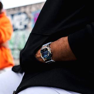 ΡΟΛΟΙ CASIO  GM-5600SS-1ER CASIO G-Shock Street Style Limited Edition Multicolor Rubber Strap