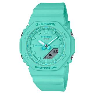 ΡΟΛΟΙ CASIO GMA-P2100-2AER G-SHOCK Chronograph Turqoise Biosourced Strap