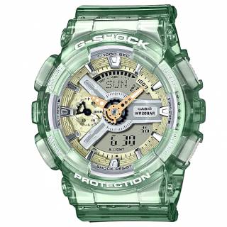 ΡΟΛΟΙ CASIO GMA-S110GS-3AER CASIO G-SHOCK Anadigi Green Rubber Strap