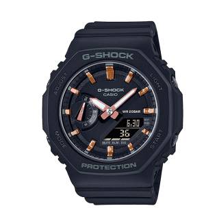 ΡΟΛΟΙ CASIO GMA-S2100-1AER CASIO G-SHOCK Chronograph Black Rubber Strap