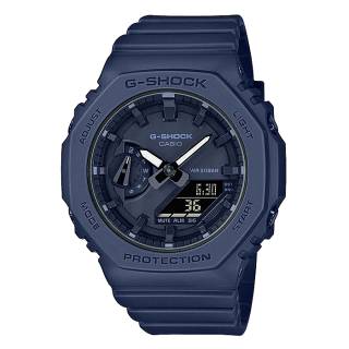 ΡΟΛΟΙ CASIO GMA-S2100BA-2A1ER G-SHOCK Dual Time Chronograph Blue Rubber Strap