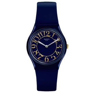 ΡΟΛΟΙ SWATCH GN262 SWATCH Knightliness Back In Time Blue Silicone Strap