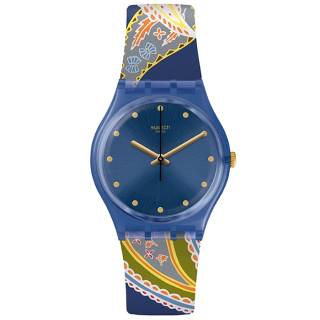 ΡΟΛΟΙ SWATCH GN263 SWATCH Silky Way Multicolor Silicone Strap