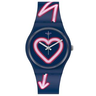 ΡΟΛΟΙ SWATCH GN267 SWATCH Flash of Love Multicolor Silicone Strap