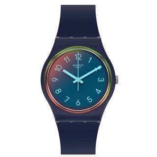 ΡΟΛΟΙ SWATCH GN274 SWATCH  Gent La Nigh Blue Silicone Strap