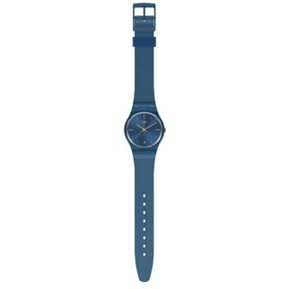 ΡΟΛΟΙ SWATCH GN417 SWATCH Gents Pearlyblue Blue Silicone Strap