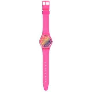 ΡΟΛΟΙ SWATCH GP174 SWATCH Gents Orange Disco Fever Pink Silicone Strap