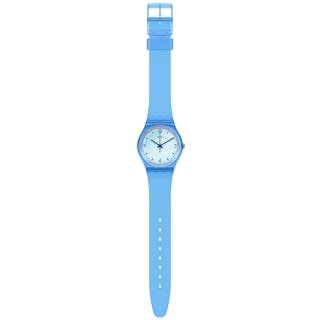 ΡΟΛΟΙ SWATCH  GS165 SWATCH Gent Swan Ocean Blue Silicone Strap