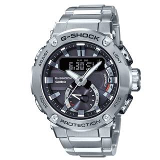 ΡΟΛΟΙ CASIO  GST-B200D-1AER CASIO G-SHOCK Solar Chronograph Silver Stainless Steel Bracelet