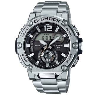 ΡΟΛΟΙ CASIO GST-B300SD-1AER CASIO G-Shock Solar  Bluetooth Silver Stainless Steel Bracelet