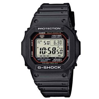 ΡΟΛΟΙ CASIO  GW-M5610-1BER CASIO G-SHOCK Tough Solar Chronograph Black Rubber Strap