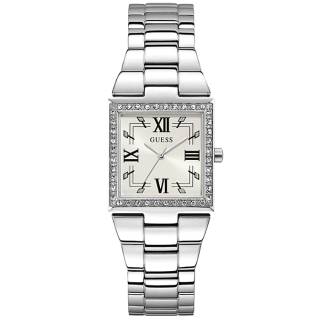 ΡΟΛΟΙ GUESS GW0026L1 GUESS Ladies Crystals Silver Stainless Steel Bracelet