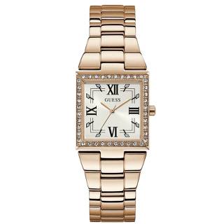 ΡΟΛΟΙ GUESS GW0026L3 GUESS Ladies Crystals Rose Gold Stainless Steel Bracelet