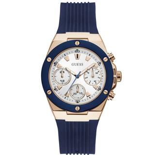 ΡΟΛΟΙ GUESS  GW0030L5 GUESS Ladies Blue Rubber Strap