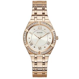 ΡΟΛΟΙ GUESS GW0033L3 GUESS Ladies Crystals Rose Gold Stainless Steel Bracelet