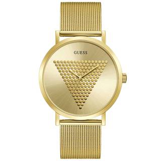 ΡΟΛΟΙ GUESS  GW0049G1 GUESS Mens Gold Stainless Steel Bracelet