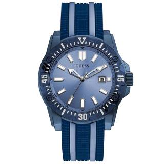 ΡΟΛΟΙ GUESS  GW0055G2 GUESS Mens Blue Silicone Strap