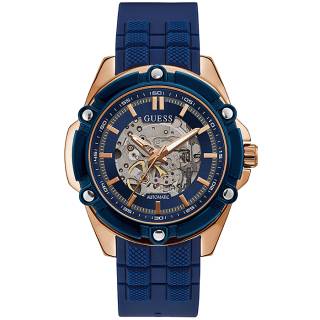 ΡΟΛΟΙ GUESS  GW0061G3 GUESS Automatic Blue Rubber Stra