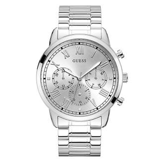 ΡΟΛΟΙ GUESS  GW0066G1 GUESS Mens Multifunction Silver Stainless Steel Bracelet