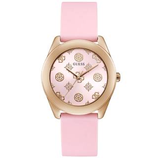 ΡΟΛΟΙ GUESS GW0107L5 GUESS Peony G Pink Rubber Strap