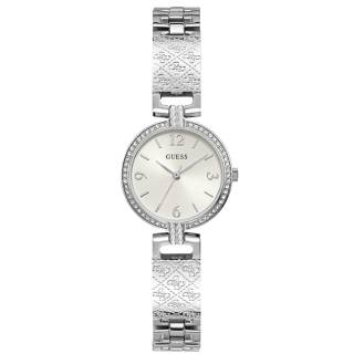 ΡΟΛΟΙ GUESS  GW0112L1 GUESS Mini Luxe Crystals Silver Stainless Steel Bracelet