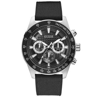 ΡΟΛΟΙ GUESS  GW0206G1 GUESS Magnitude Black Rubber Strap