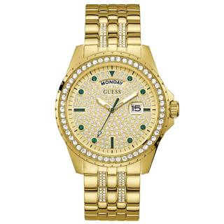 ΡΟΛΟΙ GUESS  GW0218G2 GUESS Comet Crystals Gold Stainless Steel Bracelet