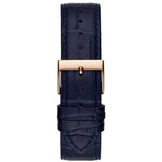 ΡΟΛΟΙ GUESS  GW0250G3 GUESS Campbell Blue Leather Strap