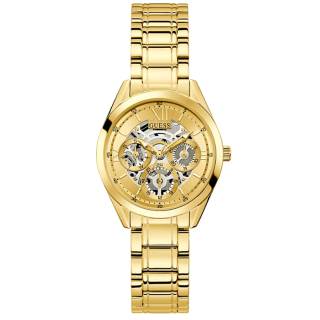 ΡΟΛΟΙ GUESS  GW0253L2 GUESS Clear Cut Gold Stainless Steel Bracelet