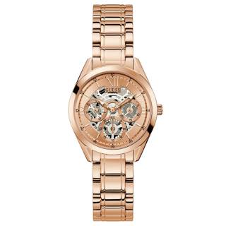 ΡΟΛΟΙ GUESS  GW0253L3 GUESS Clear Cut Rose Gold Stainless Steel Bracelet