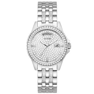 ΡΟΛΟΙ GUESS  GW0254L1 GUESS Lady Comet Crystals Silver Stainless Steel Bracelet