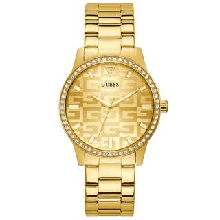 ΡΟΛΟΙ GUESS  GW0292L2 GUESS G Check Crystals Gold Stainless Steel Bracelet