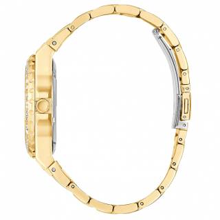 ΡΟΛΟΙ GUESS  GW0302L2 GUESS Reveal Crystals Gold Stainless Steel Bracelet