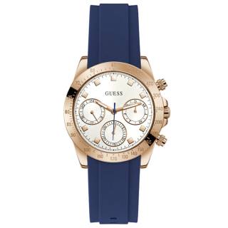 ΡΟΛΟΙ GUESS  GW0315L2 GUESS Eclipse Blue Rubber Strap