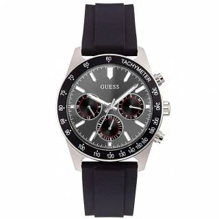 ΡΟΛΟΙ GUESS   GW0332G1 GUESS Altitude Black Rubber Strap